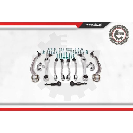 Lengőkar szett; AUDI A4 A6 Passat B5 B6; 4D0407694AC; 13 elements