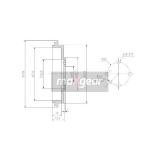 FÉKDOB VW HÁTSÓ CADDY 00-04 230X39 14938620