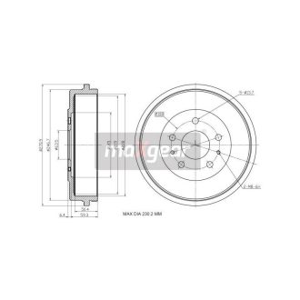 FÉKDOB FORD HÁTSÓ FÓKUSZ 04- 1327834