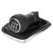 12MM VW Golf IV 97-03 sebességváltó gomb FEKETE + váltószoknya kerettel KRÓM 6 SEBESSÉGES