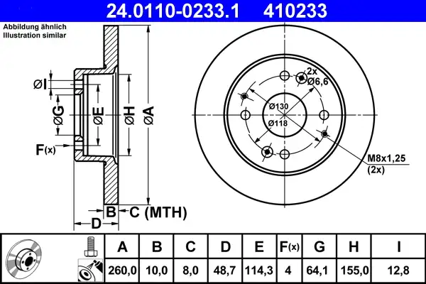 ATE 24.0110-0233.1