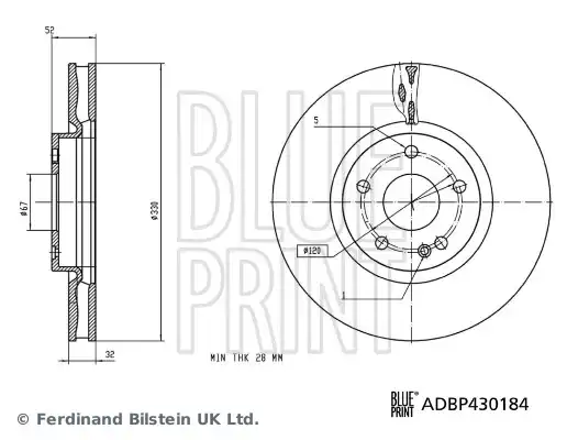 BLUE PRINT ADBP430184