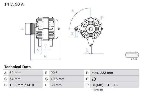BOSCH 0 986 040 390