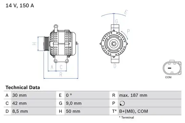BOSCH 0 986 080 040