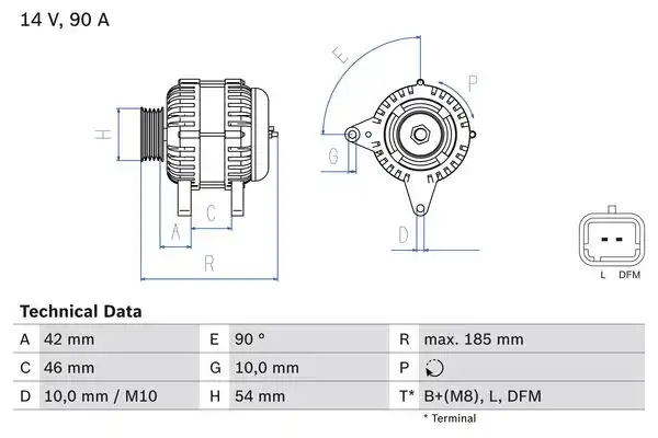 BOSCH 0 986 080 190