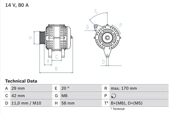 BOSCH 0 986 081 000