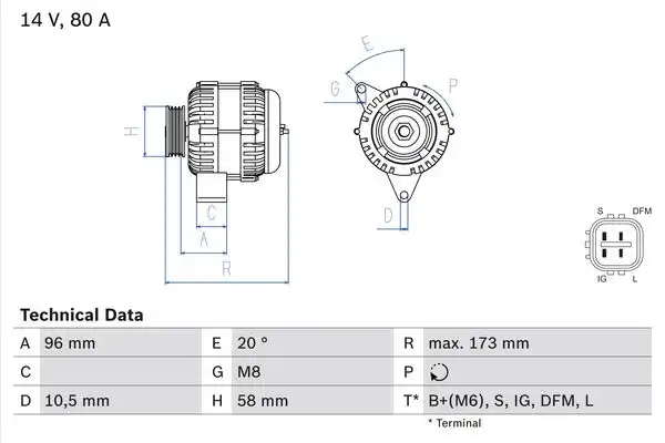 BOSCH 0 986 082 040