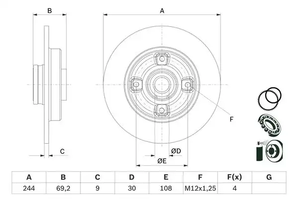 BOSCH 0 986 479 F74