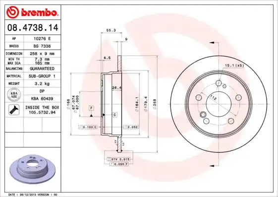 BREMBO 08.4738.14
