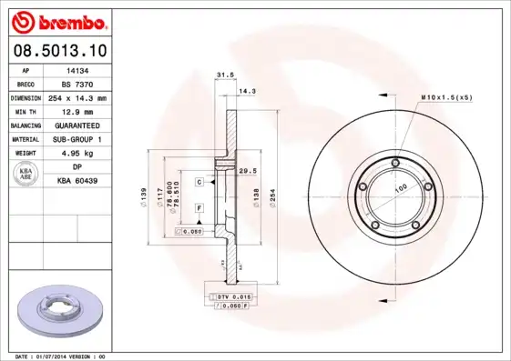 BREMBO 08.5013.10