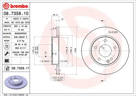 BREMBO 08.7358.11