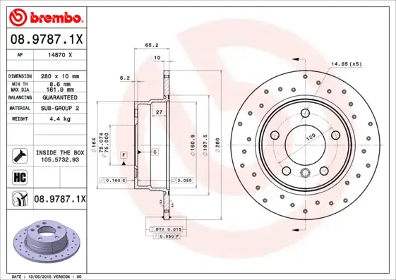 BREMBO 08.9787.1X