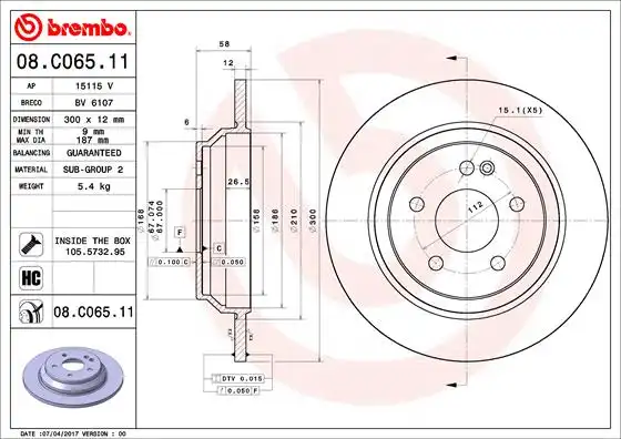 BREMBO 08.C065.11