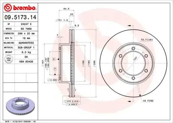 BREMBO 09.5173.14