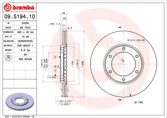 BREMBO 09.5194.10