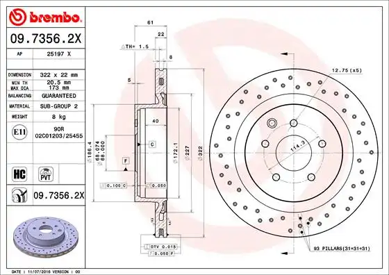 BREMBO 09.7356.2X