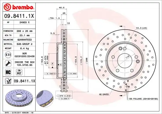 BREMBO 09.8411.1X