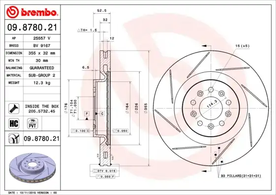 BREMBO 09.8780.21