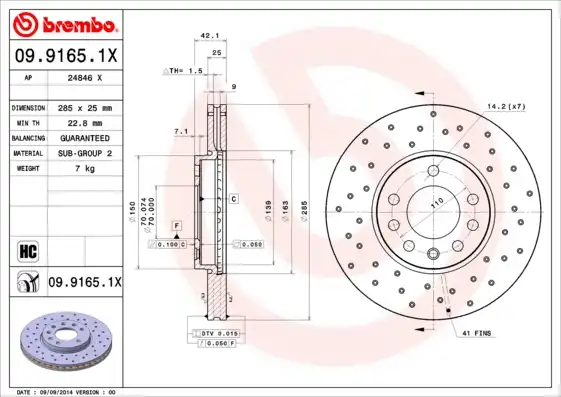BREMBO 09.9165.1X