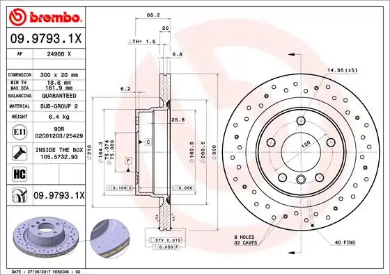 BREMBO 09.9793.1X