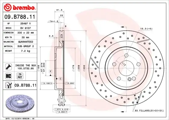 BREMBO 09.B788.11