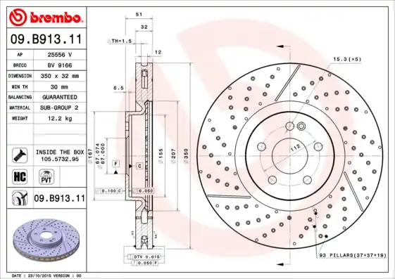 BREMBO 09.B913.11