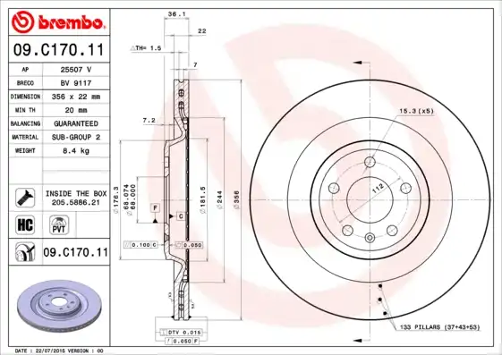 BREMBO 09.C170.11