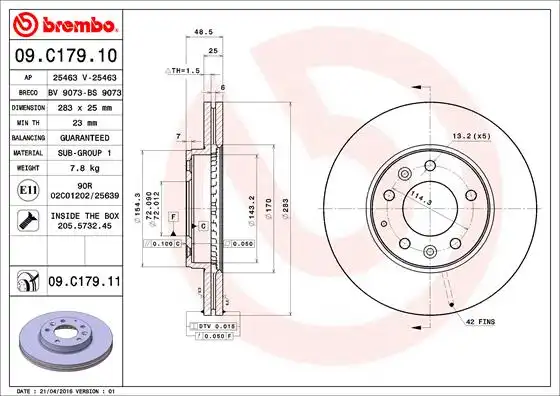 BREMBO 09.C179.11