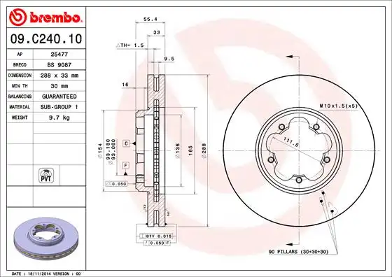 BREMBO 09.C240.10