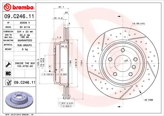 BREMBO 09.C246.11