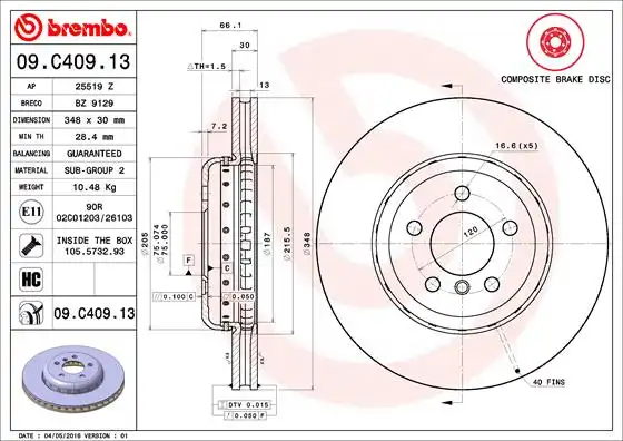 BREMBO 09.C409.13