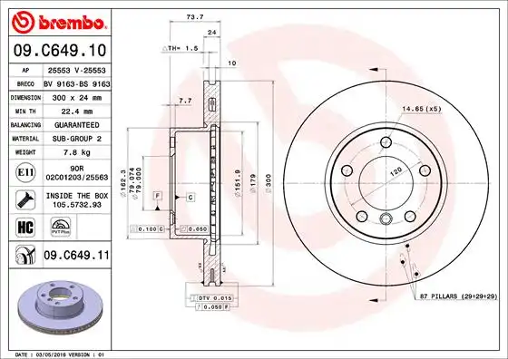 BREMBO 09.C649.11