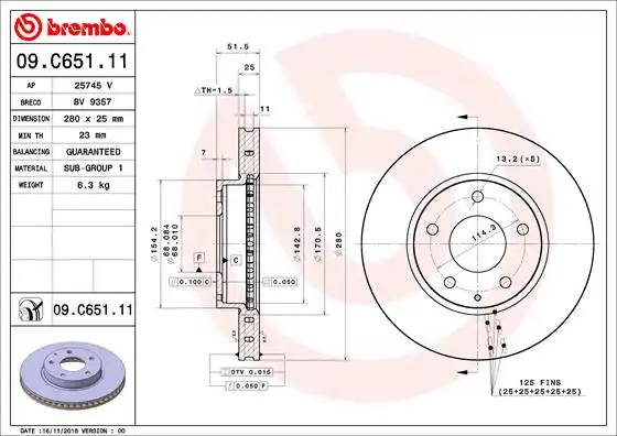 BREMBO 09.C651.11