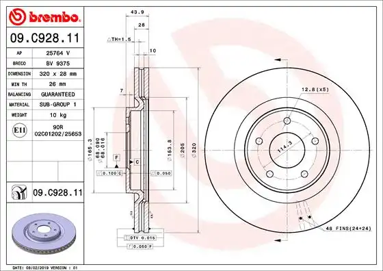 BREMBO 09.C928.11