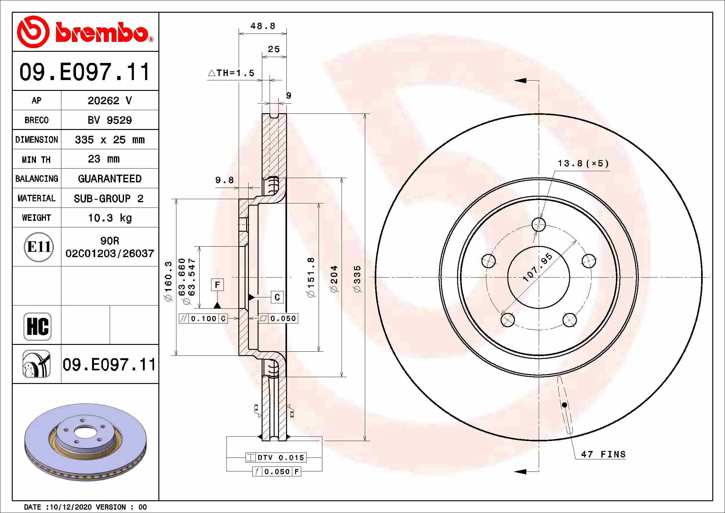 BREMBO 09.E097.11