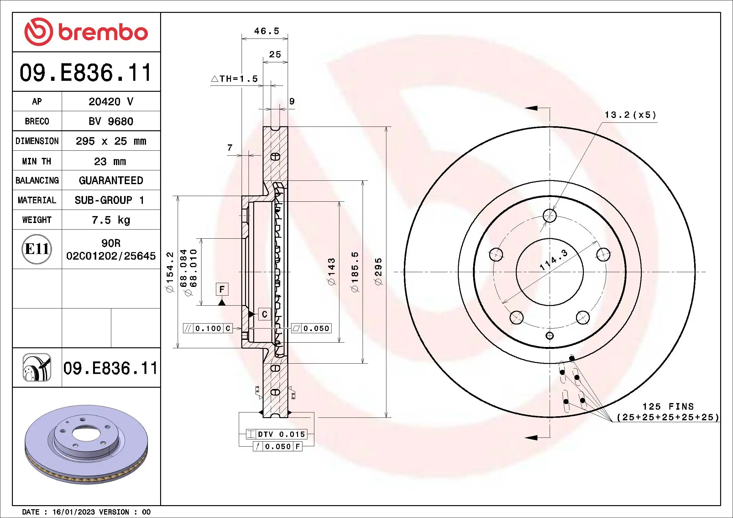 BREMBO 09.E836.11