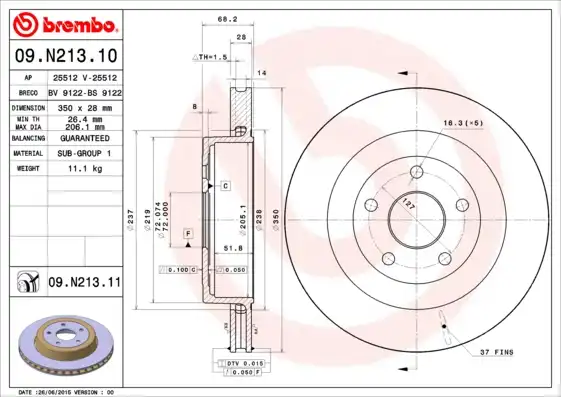 BREMBO 09.N213.11