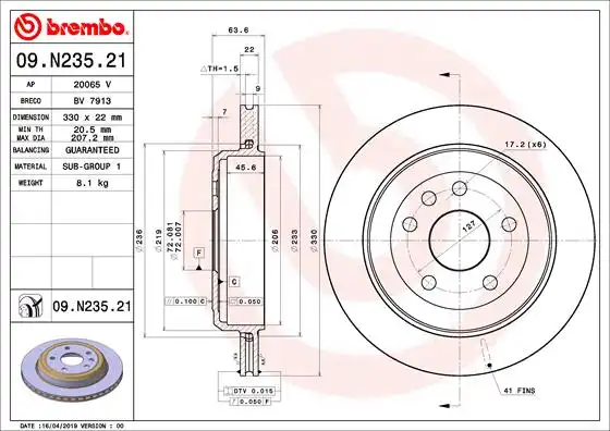 BREMBO 09.N235.21