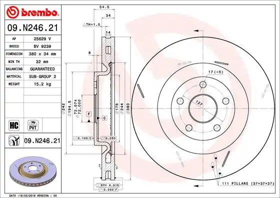 BREMBO 09.N246.21