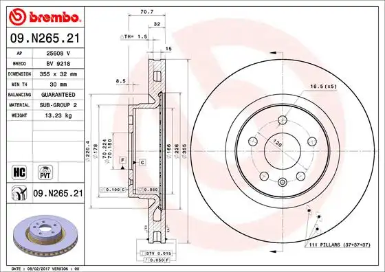 BREMBO 09.N265.21