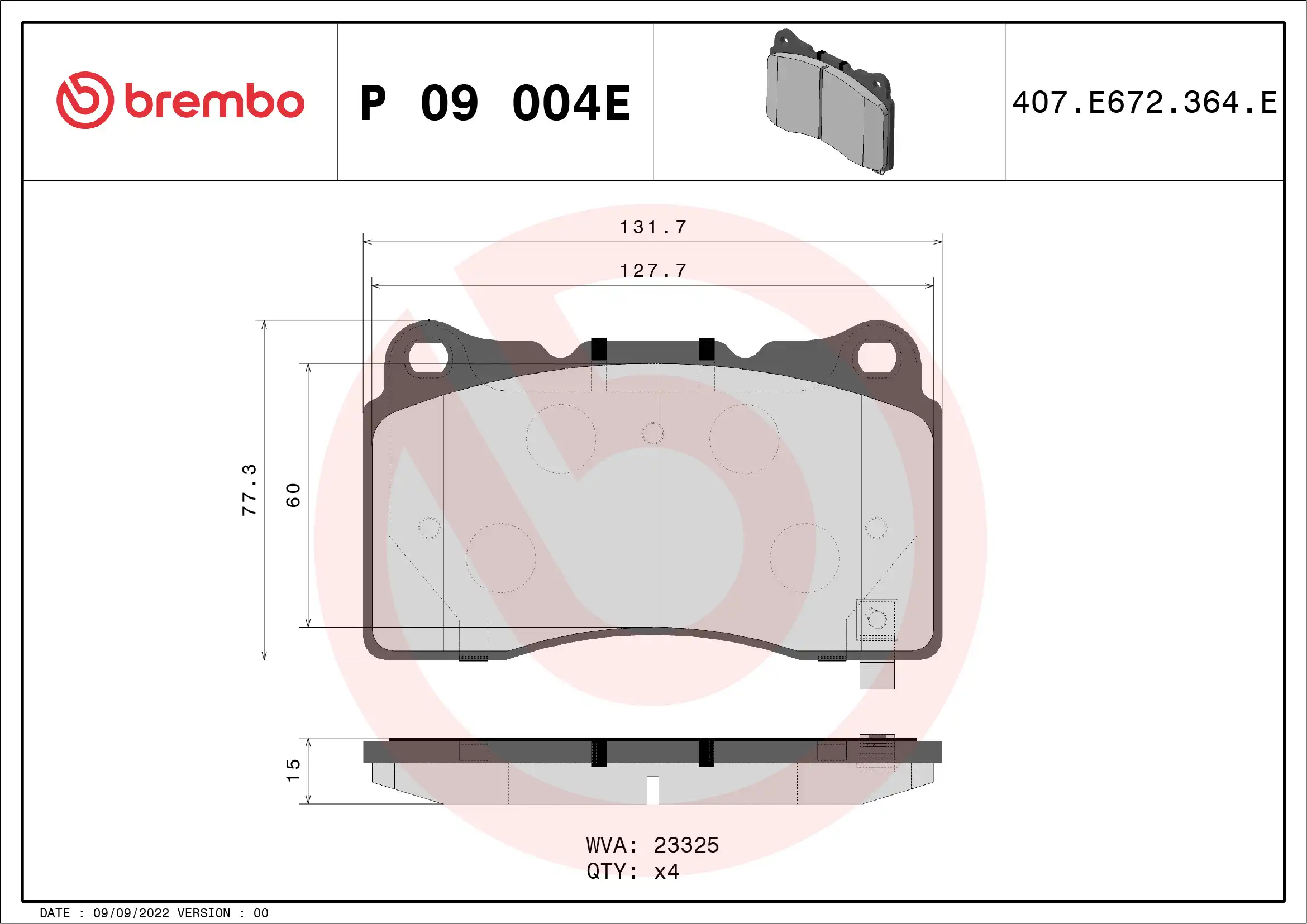 BREMBO P 09 004E