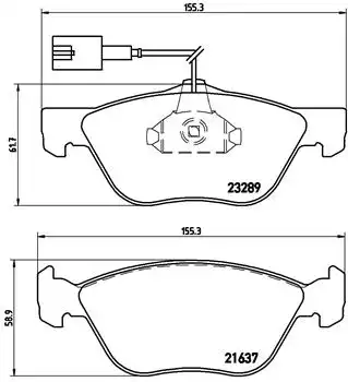 BREMBO P 23 077X