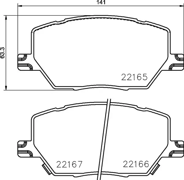 BREMBO P 23 164X