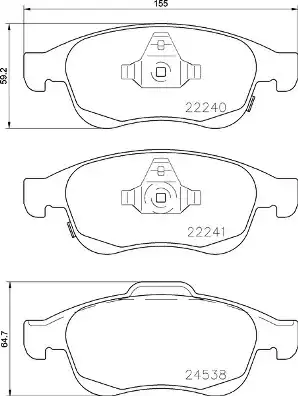 BREMBO P 23 165X