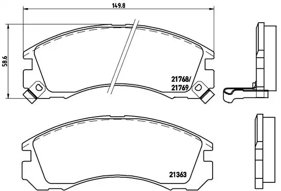 BREMBO P 54 017