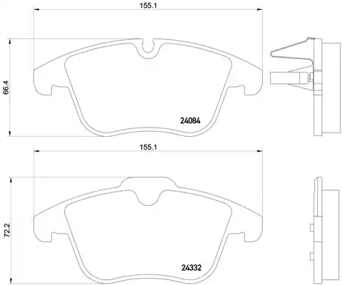 BREMBO P 61 106