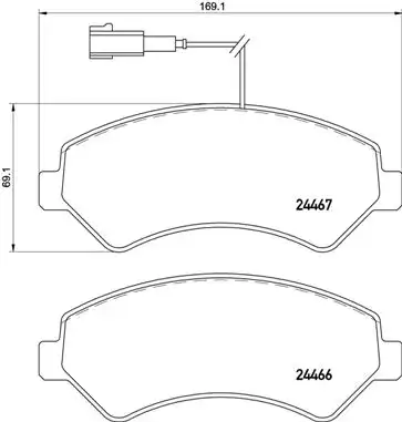 BREMBO P 61 118