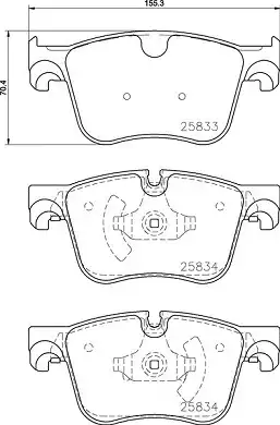 BREMBO P 61 127X
