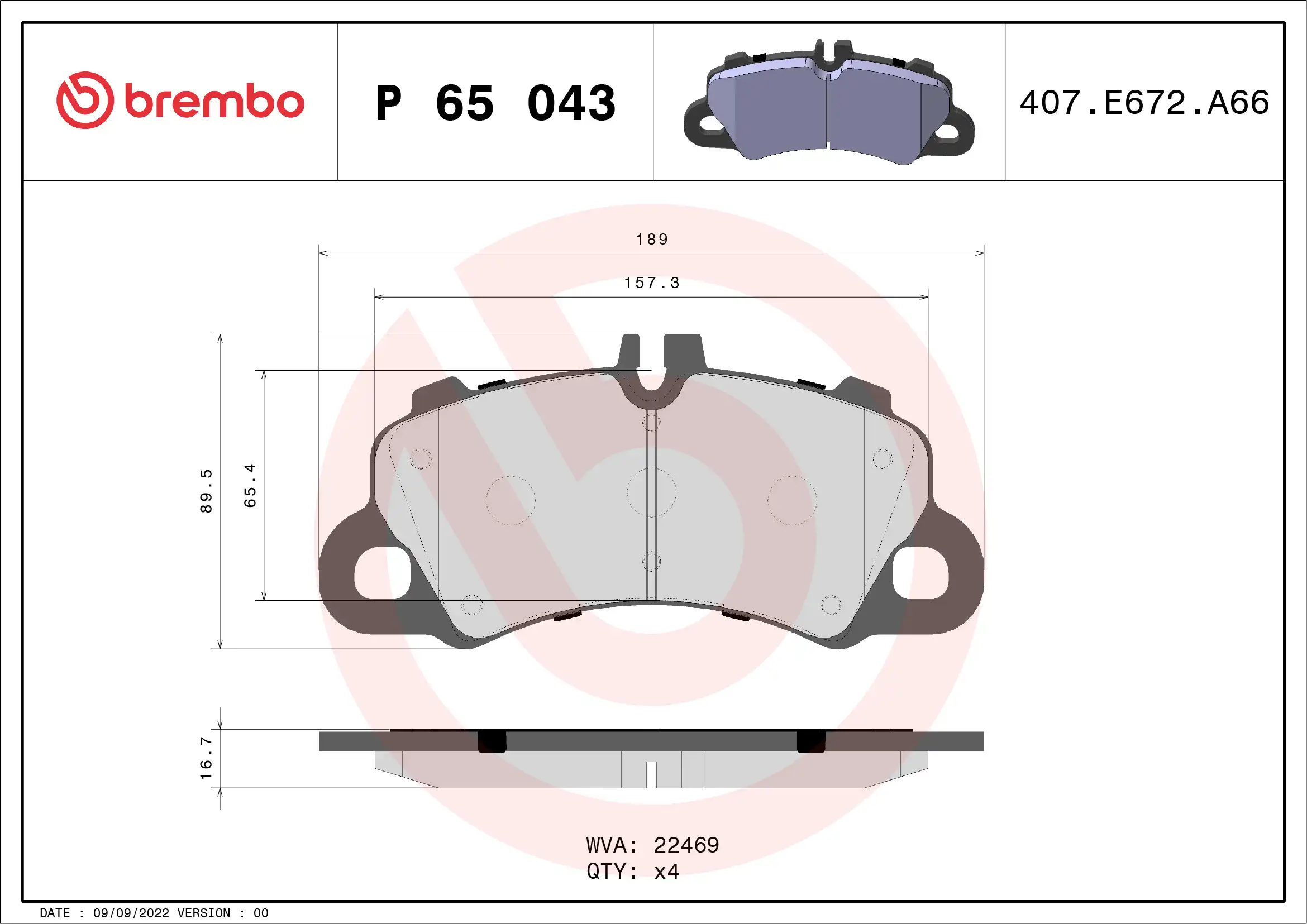 BREMBO P 65 043
