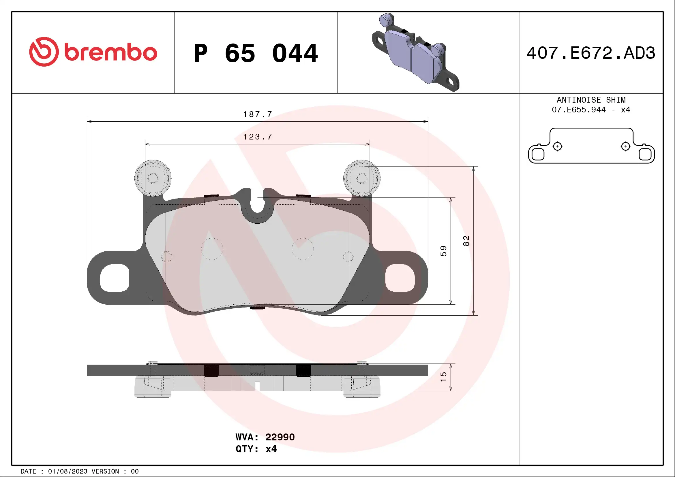 BREMBO P 65 044